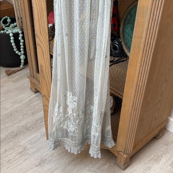 Free People Intimately So Into You Maxi Slip in Pond Water - Picture 11 of 15